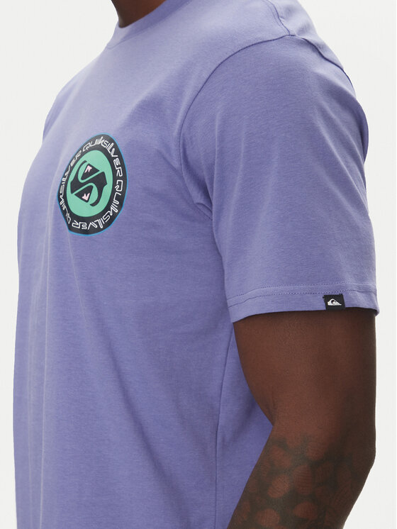 Quiksilver Quiksilver Marškinėliai Circle Back Ss EQYZT08054 Violetinė Regular Fit