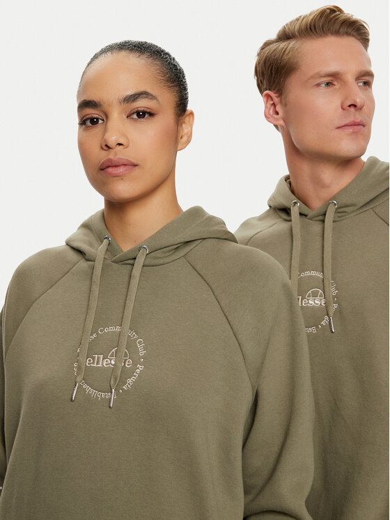 Ellesse Ellesse Felpa Unisex Barcelona SHX21062 Verde Regular Fit