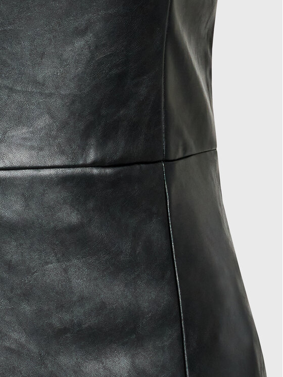 Glamorous Glamorous Сукня зі штучної шкіри TM0685 Чорний Regular Fit