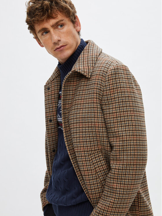 Selected Homme Selected Homme Rolák 16081554 Tmavomodrá Regular Fit