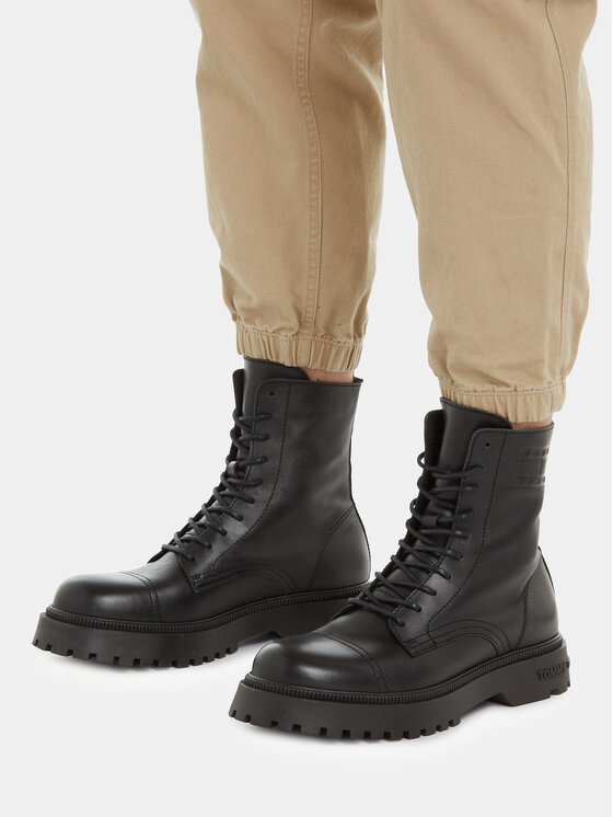 Tommy Jeans Tommy Jeans Μποτίνια Tjm Casual Boot EM0EM01244 Μαύρο