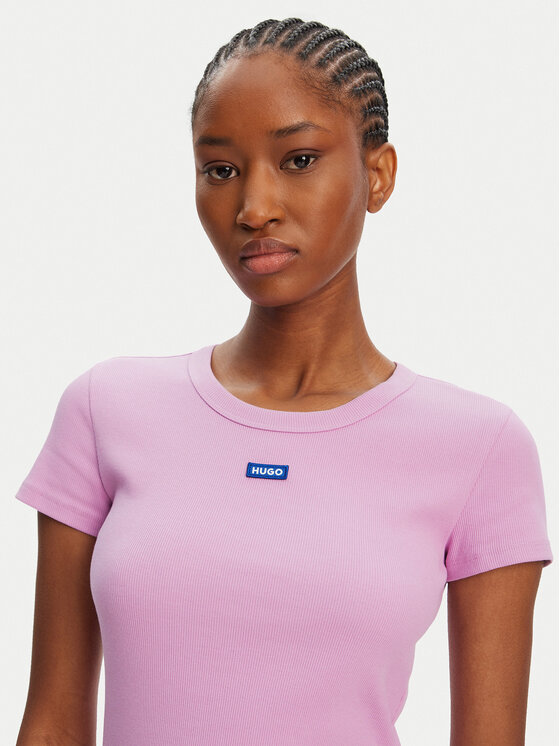 HUGO HUGO T-shirt Easy 50523924 Rosa Slim Fit