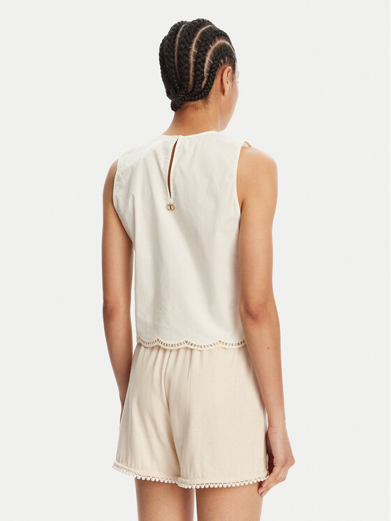 TWINSET TWINSET Top 251TT2165 Beež Loose Fit