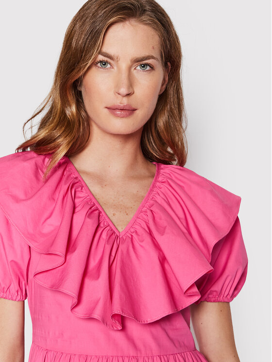 Glamorous Kleid für den Alltag GC0553 Rosa Regular Fit | Modivo.de