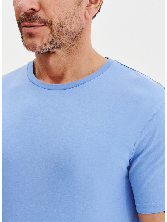 Pako Lorente Pako Lorente T-Shirt P25SF-TT-003 Niebieski Regular Fit