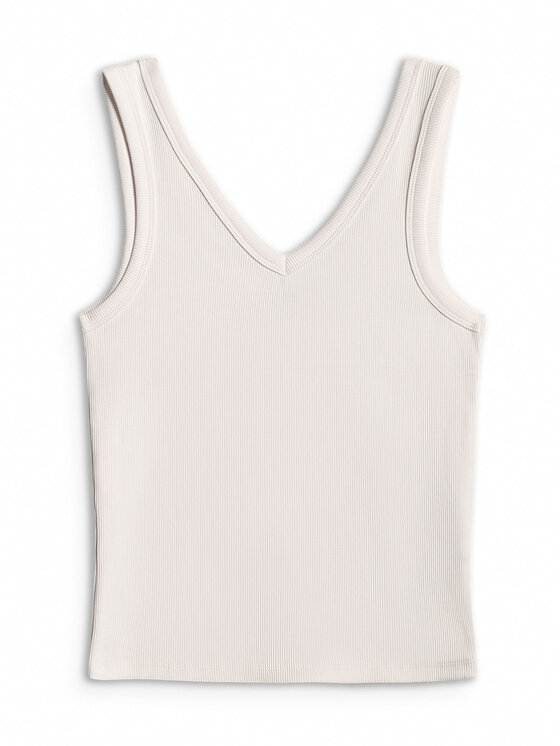 4F 4F Tank top OCEANS KEEPERS Biały Slim Fit