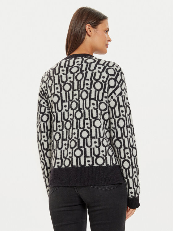 Liu Jo Liu Jo Pulover WF4436 MA30P Alb Regular Fit