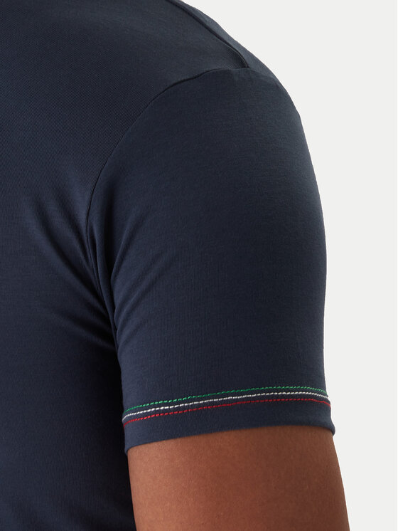 Aeronautica Militare Aeronautica Militare Set de tricouri﻿ AM1UTI003B Bleumarin Slim Fit