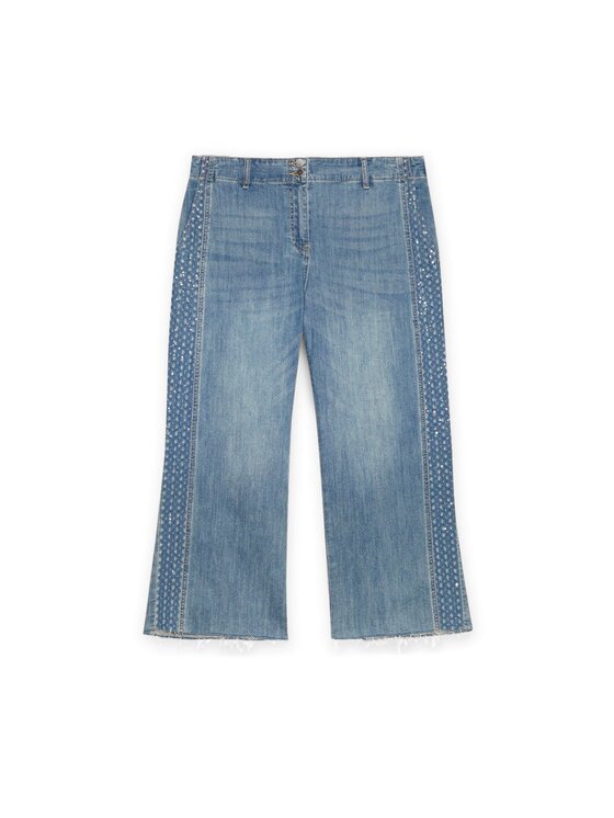 Fiorella Rubino Fiorella Rubino Jeans P552T004707N004 Turchese Cropp Fit