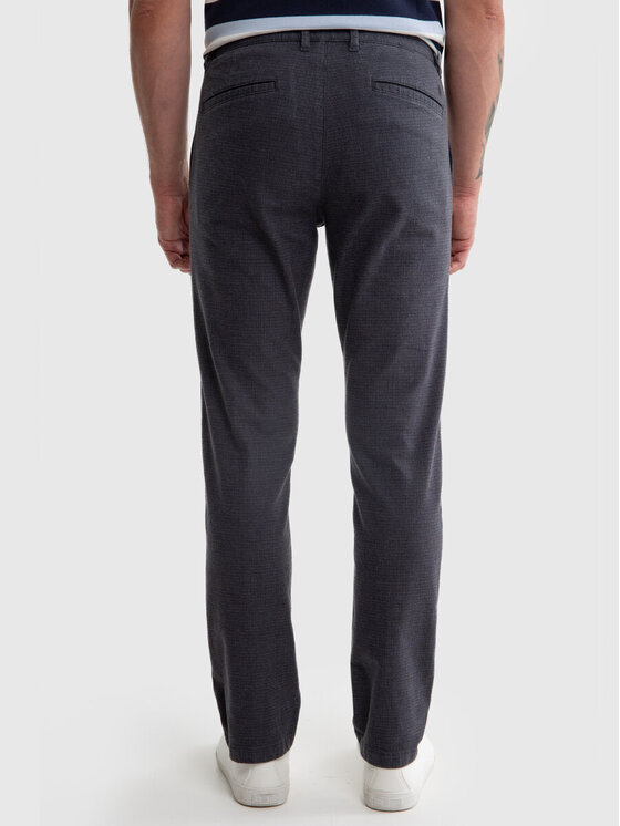 BIG STAR BIG STAR Chinosy MARCOS_402_350 Niebieski Chino Fit