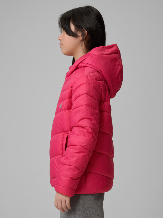 4F 4F Kurtka puchowa OUTERWEAR Różowy Regular Fit