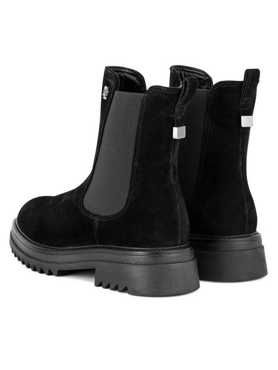 MEXX MEXX Kotníková obuv s elastickým prvkem MX/004C-WB Černá