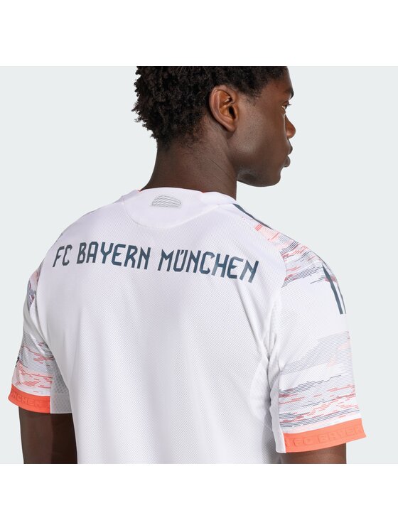 adidas adidas Koszulka techniczna FC Bayern Biały Slim Fit