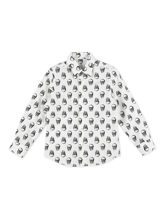 PHILIPP PLEIN PHILIPP PLEIN Koszula 30280 Biały Basic Fit