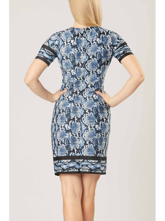 QUIOSQUE QUIOSQUE Každodenní šaty VIENNA SNAKE DRESS Barevná Regular Fit