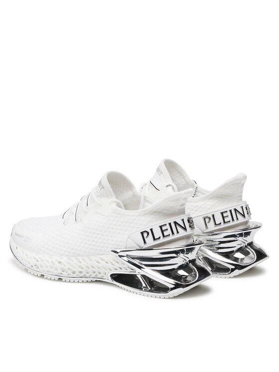 Plein Sport Plein Sport Sneakersy The Scratch FABS USC0335 PTE003N Bílá
