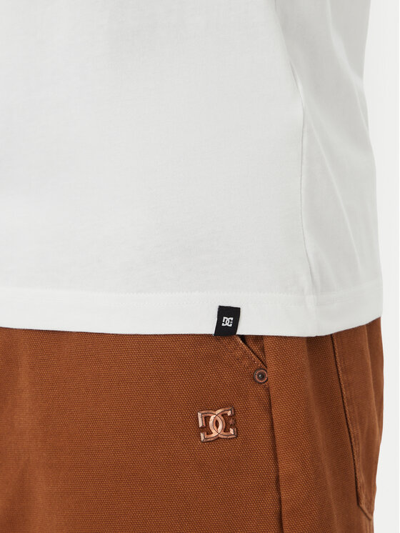 DC Shoes DC Shoes Тишърт Tracer Star Hss ADYZT05444 Бял Heritage Fit