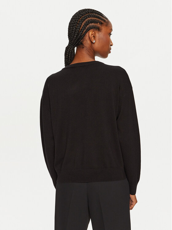 Gaudi Gaudi Pulover 421BD53017 Negru Regular Fit