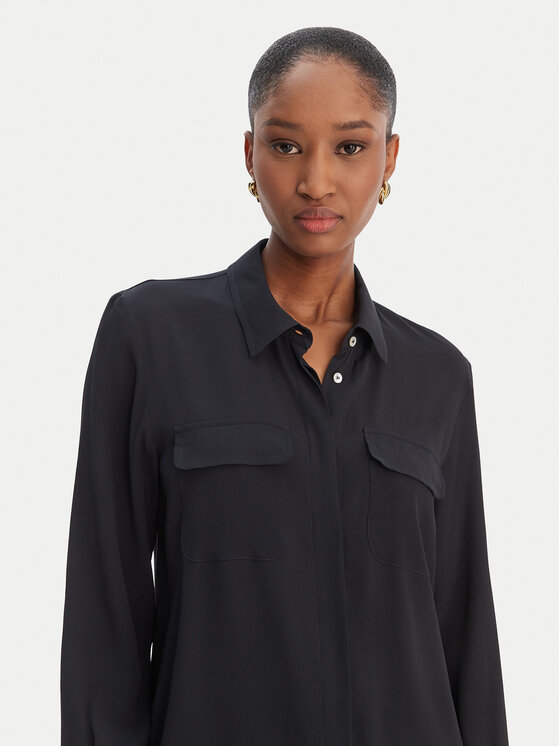 Marella Marella Camicia Febe 2613111051 Blu scuro Regular Fit