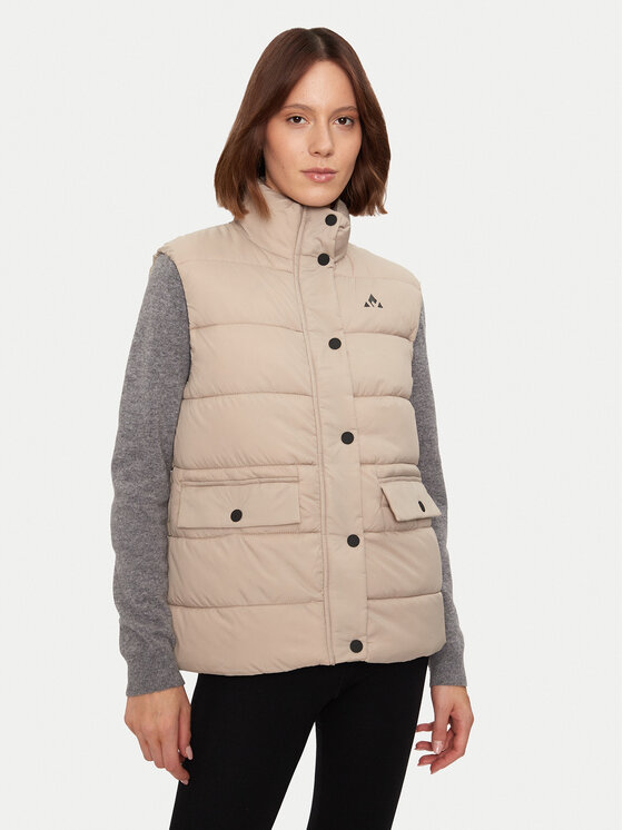 Whistler Gilet Amaretto W Puffer W244079 Beige Regular Fit, taglia : 38
