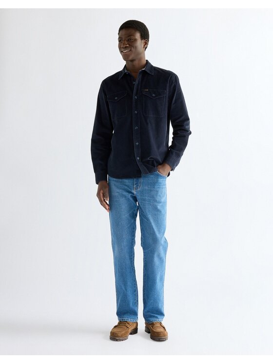 Wrangler Wrangler Koszula WESTERN SHIRT Niebieski Regular Fit
