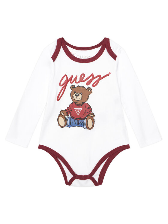 Guess Guess Komplet dresowy H5BW07 KAVN4 Bordowy Regular Fit