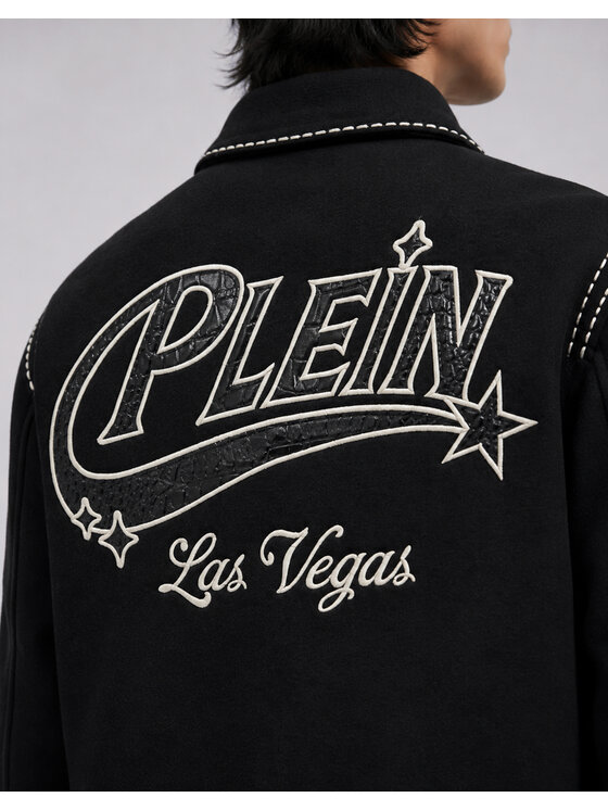 PHILIPP PLEIN PHILIPP PLEIN Giubbotto piumino 31282 Nero Regular Fit