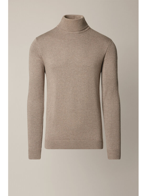 Lancerto Lancerto Sweter Sigmar SW073225000081 Beżowy Regular Fit