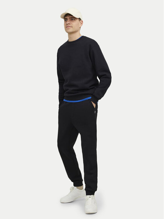 Jack&Jones Tepláková súprava Bradley 12251412 Čierna Relaxed Fit