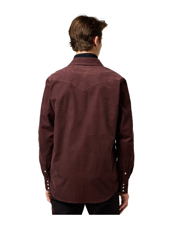 Wrangler Wrangler Camicia 112371428 Marrone Regular Fit