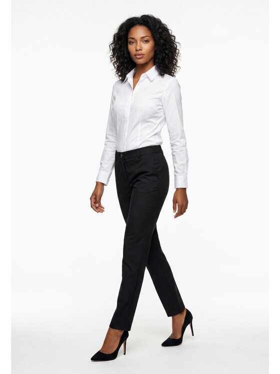 Pako Lorente Pako Lorente Spodnie materiałowe B24SB-6G-028 Czarny Slim Fit