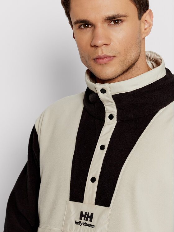 Felpa di pile Snap 53577 Beige Regular Fit