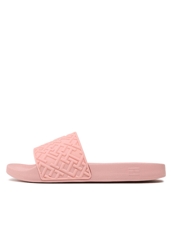 Tommy Hilfiger Tommy Hilfiger Klapki Th Monogram Pool Slide FW0FW06987 Różowy