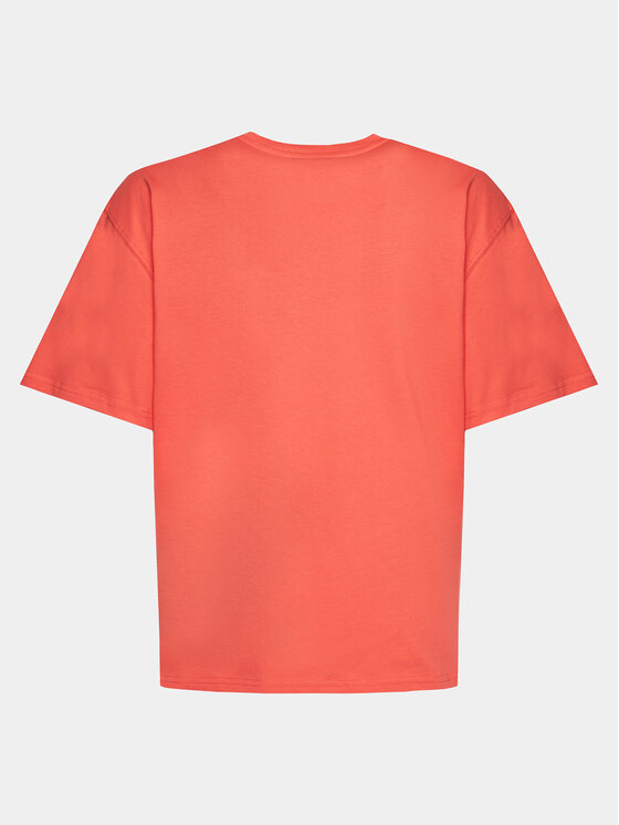 Alpha Industries Alpha Industries T-Shirt College 146501 Czerwony Relaxed Fit
