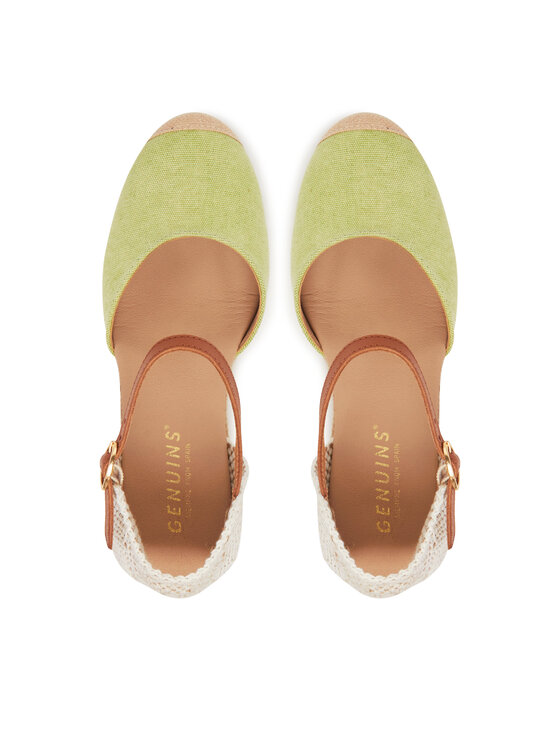 Genuins Genuins Espadrillid Carina Canvas G106388 Roheline