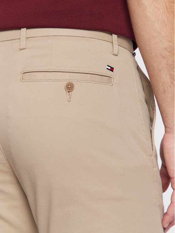 Tommy Hilfiger Tommy Hilfiger Chinos kelnes Core Denton MW0MW28884 Smėlio Straight Fit