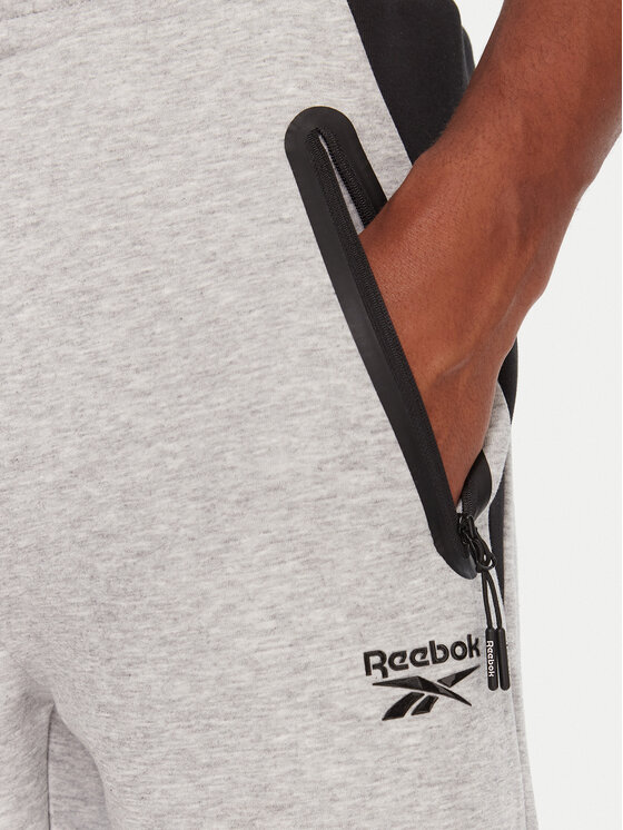 Reebok Reebok Долнище анцуг RK25145CCM Сив Regular Fit