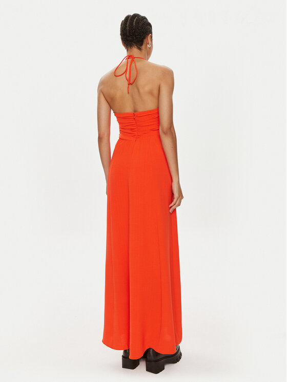 Gestuz Gestuz Poletna obleka Alicia 10909081 Oranžna Slim Fit