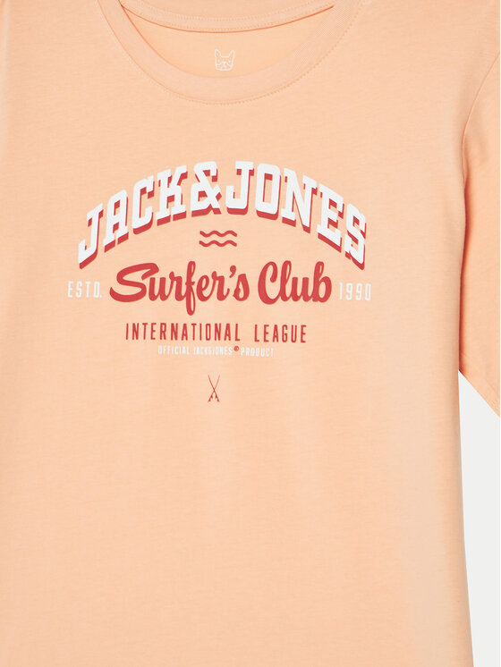 Jack & Jones Junior Jack & Jones Junior Komplet t-shirt majic﻿ JJelogo Tee Ss O-Neck 12278395 Pisana Regular Fit