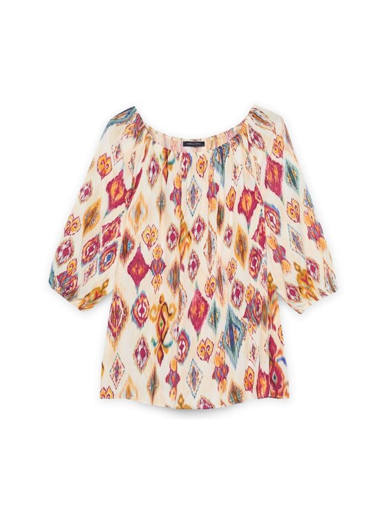Fiorella Rubino Fiorella Rubino Blusa 2848T102397N0R2 Écru Boxy Fit