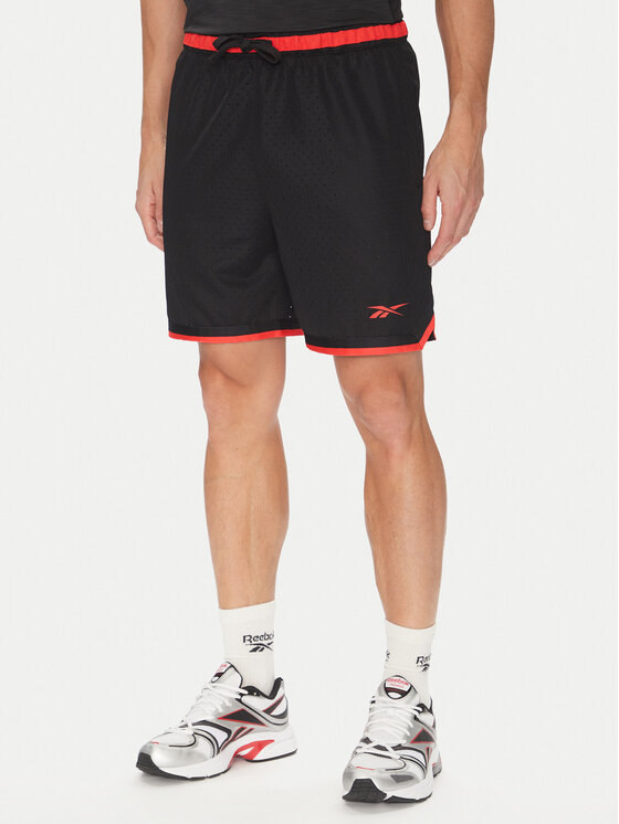 Férfi Sport rövidnadrág Reebok, Méret: S, Fekete, 100216389