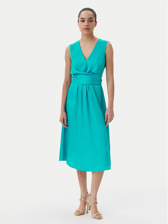 Liu Jo Liu Jo Coctailkleid WA5176 T5973 Türkisfarben Regular Fit