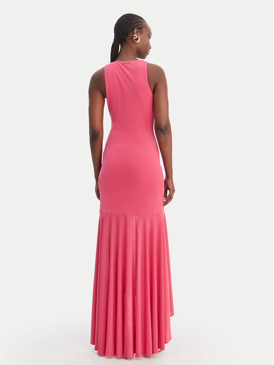 Just Cavalli Just Cavalli Abito da cocktail 80PAOB01 CJB04 Rosa Slim Fit