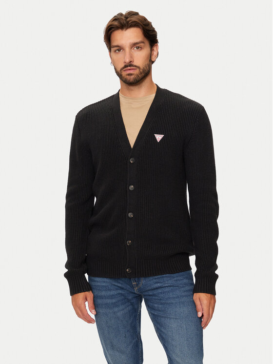 Guess Guess Ζακέτα M4BR36 Z3HN2 Μαύρο Regular Fit