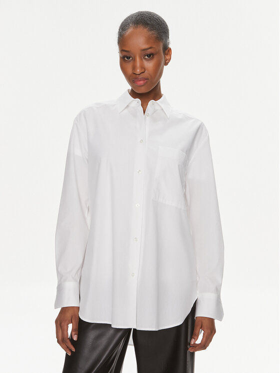 HUGO Hugo Hemd 50515741 Weiß Oversize