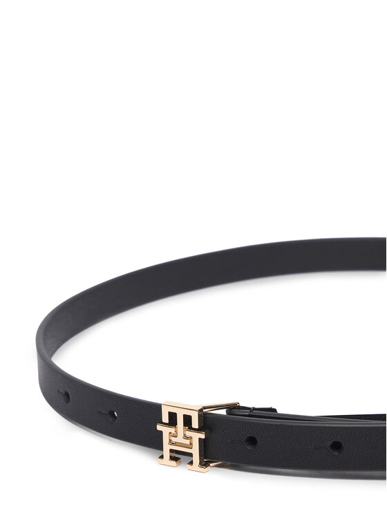 Tommy Hilfiger Tommy Hilfiger Ζώνη Th Logo 1.5 AW0AW18275 Μαύρο