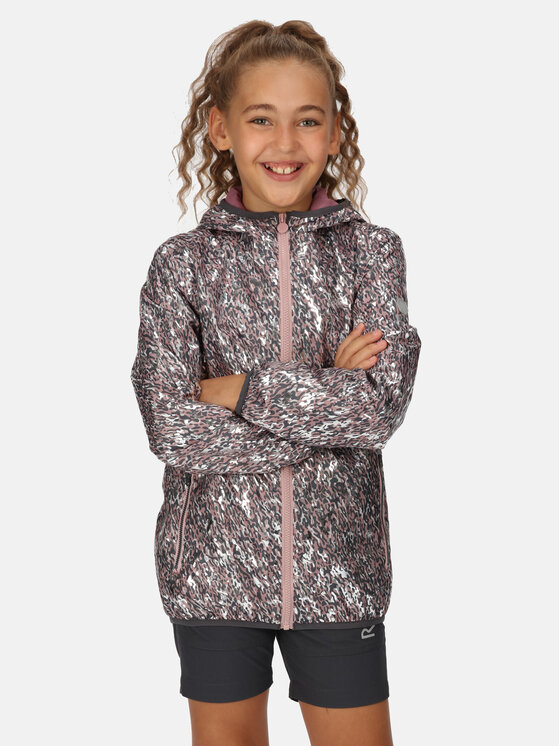 Regatta Regatta Regenjacke Printed Lever RKW176 Rosa Regular Fit
