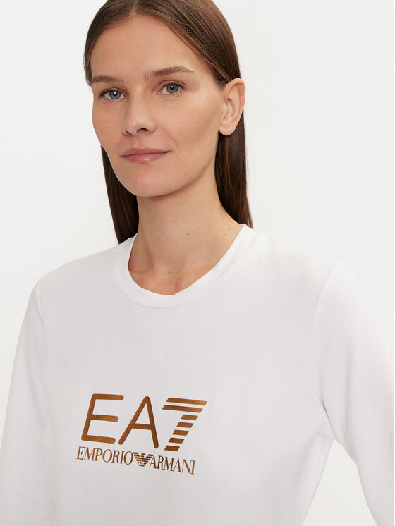 EA7 Emporio Armani EA7 Emporio Armani Bluza 8NTM35 TJTXZ 0186 Biały Regular Fit