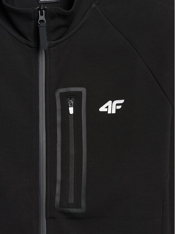 4F 4F Bluza DUO DYNAMICS Czarny Regular Fit