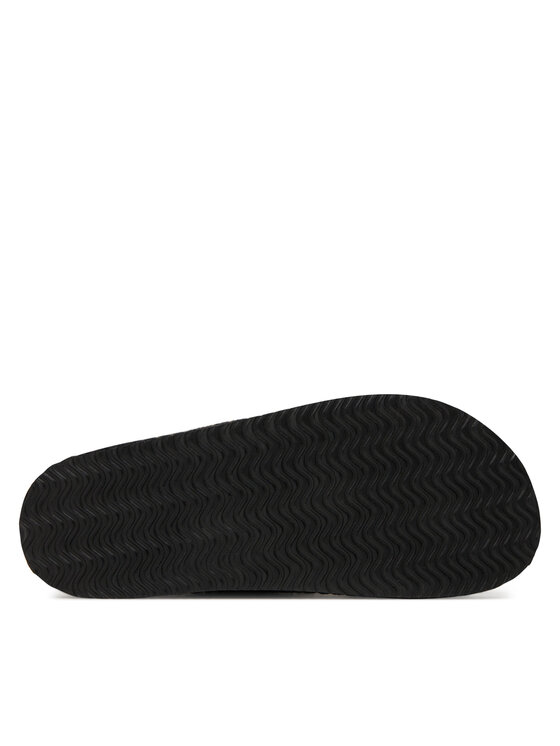 Mou Mou Pantoletten Criss-cross MU.SW451009K Schwarz